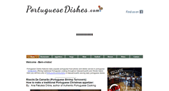 Desktop Screenshot of portuguesedishes.com